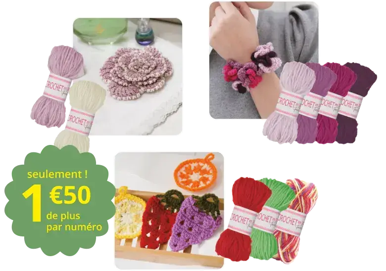 Vos magnifiques kits de crochet exclusifs